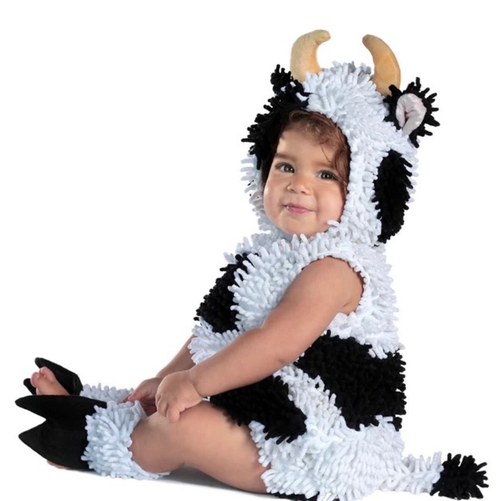 Baby Cow Bubble Halloween costume. Size 24 months